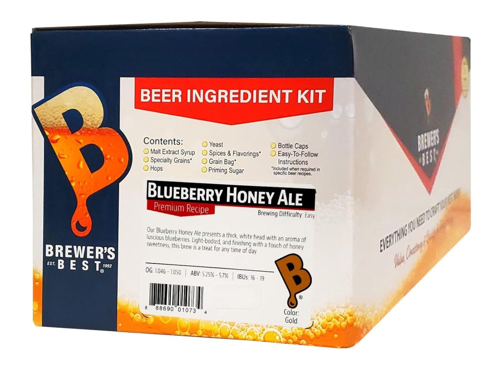 Brewers Best Home Brew Beer Ingredient Kit - 5 Gallon (Blueberry Honey Ale) Brewers Best Home Brew Beer Ingredient Kit - 5 Gallon (Blueberry Honey Ale)