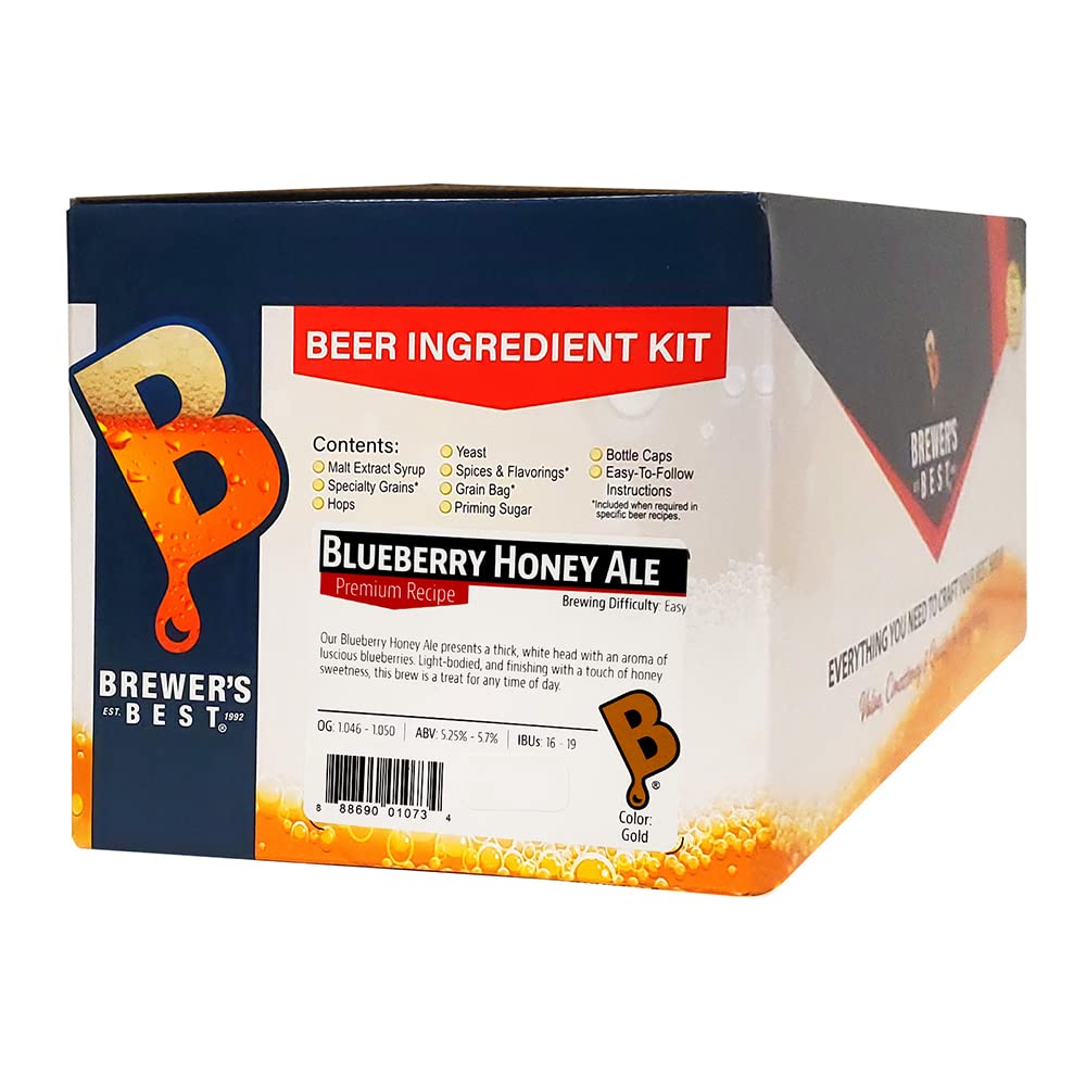Brewers Best Home Brew Beer Ingredient Kit - 5 Gallon (Blueberry Honey Ale) Brewers Best Home Brew Beer Ingredient Kit - 5 Gallon (Blueberry Honey Ale)