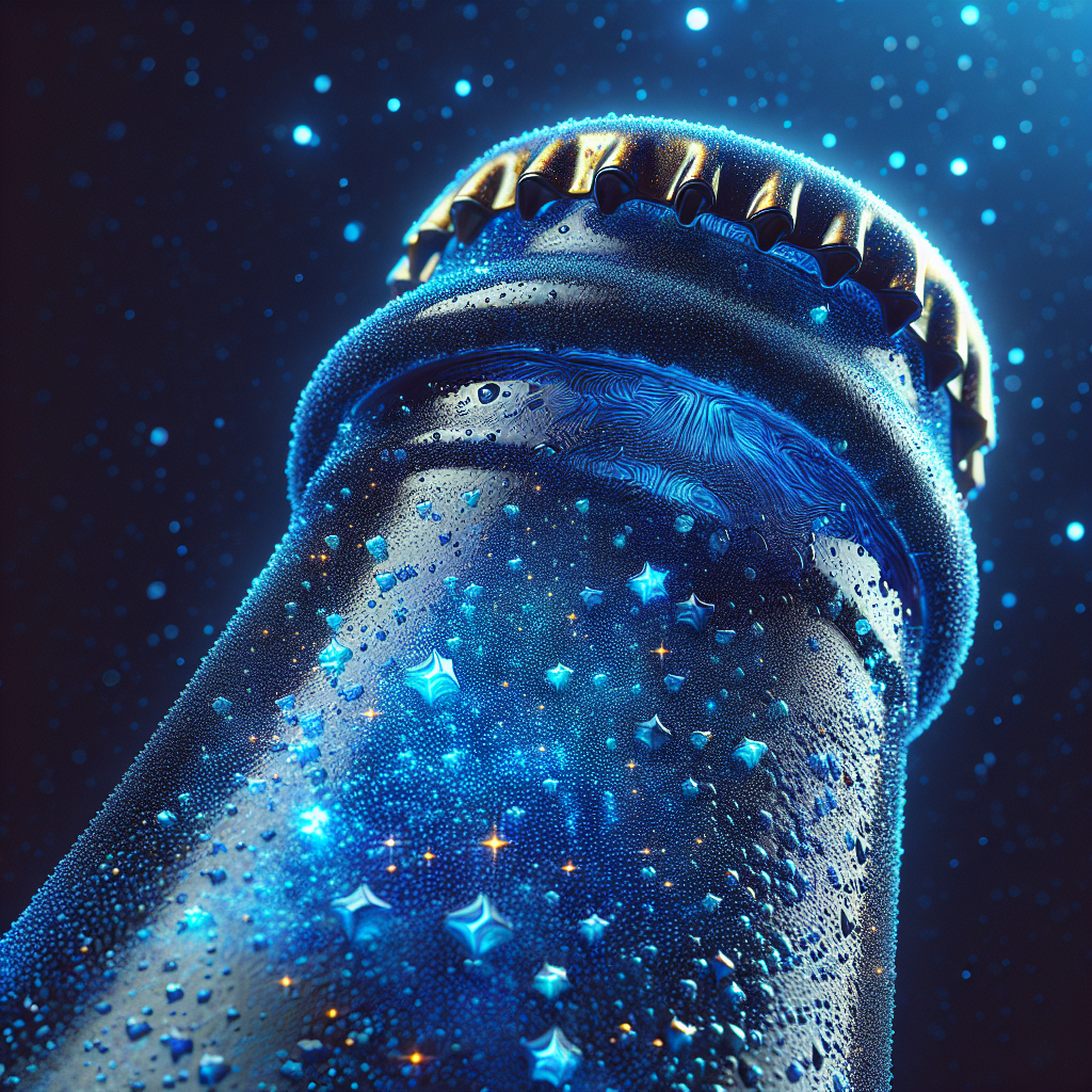 The Enchantment of Blue Beer Bottles The Enchantment of Blue Beer Bottles